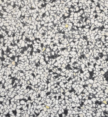 Terazzo Stone  White 40x40