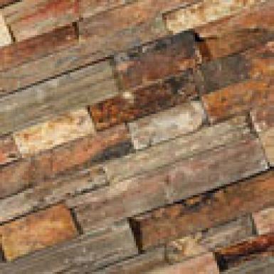 Stone panels  Rusty slate 60x15