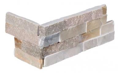 Stone panels Hoekstukken White quartzite (40+20)x15