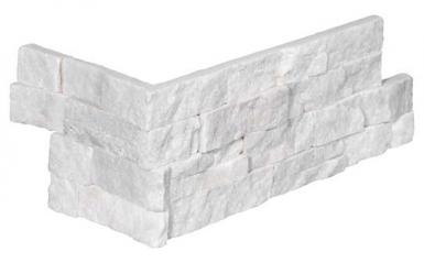 Stone panels Hoekstukken Snowy white  (40+20)x15